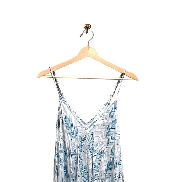 Goa Beachwear By Japna Swing Swim Cover Blue Size L Boho Beach Coastal Vacation - Picture 6 of 12